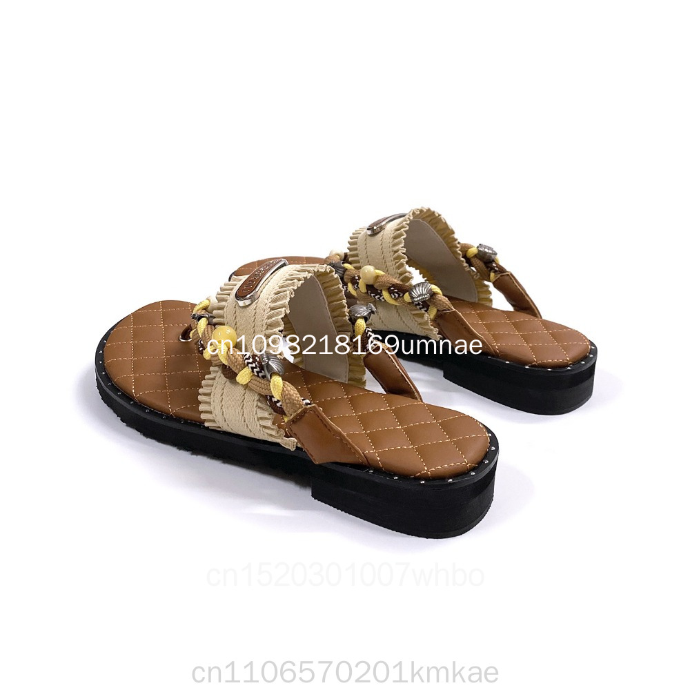 New Retro Woven Women's Slippe - огляд і ціна Flip Flop Leather Men