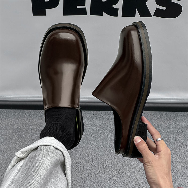 2025 Men's Thick-soled Height  - огляд і ціна Flip Flop Leather Men