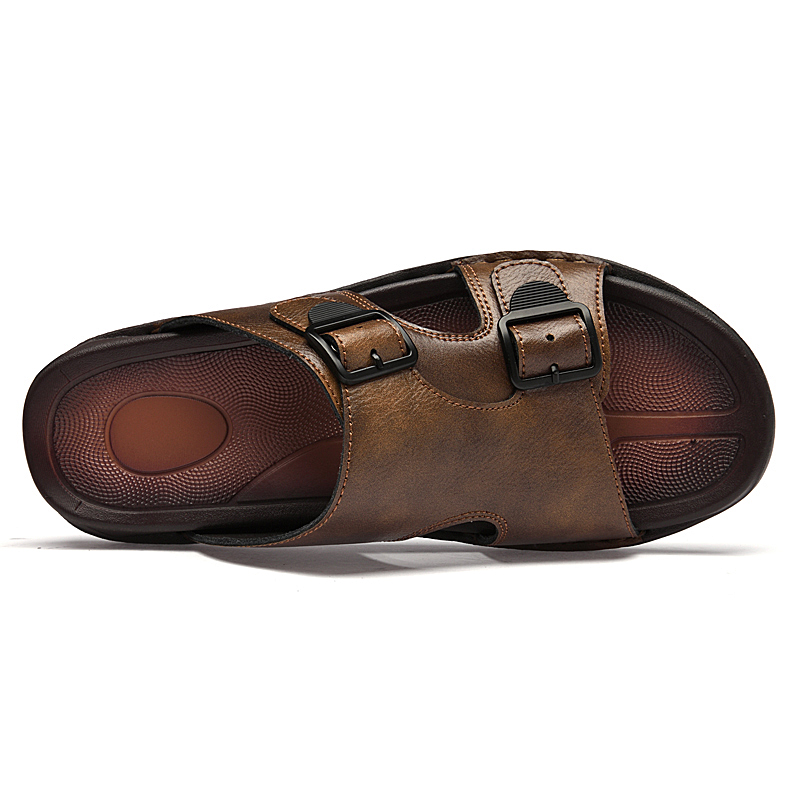 Summer Mens Leather Slippers M - огляд і ціна Flip Flop Leather Men