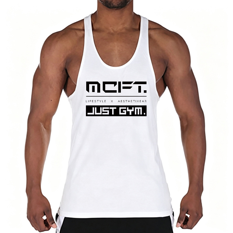 Running Men Cotton Gym Vest Ta - огляд і ціна Tank Top Muscle