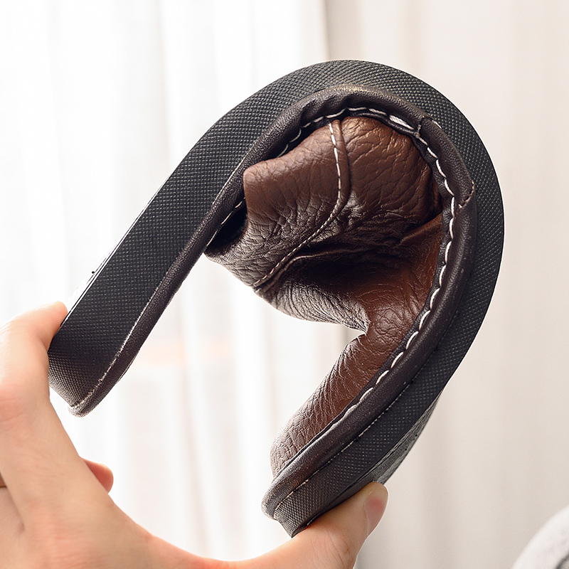 Autumn Winter Indoor Shoes 47  - огляд і ціна Flip Flop Leather Men